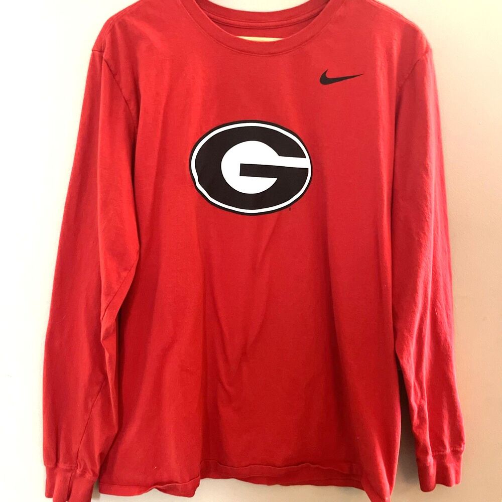 Georgia Bulldogs Nike NCAA  Football Long Sleeve T-Shirt XL